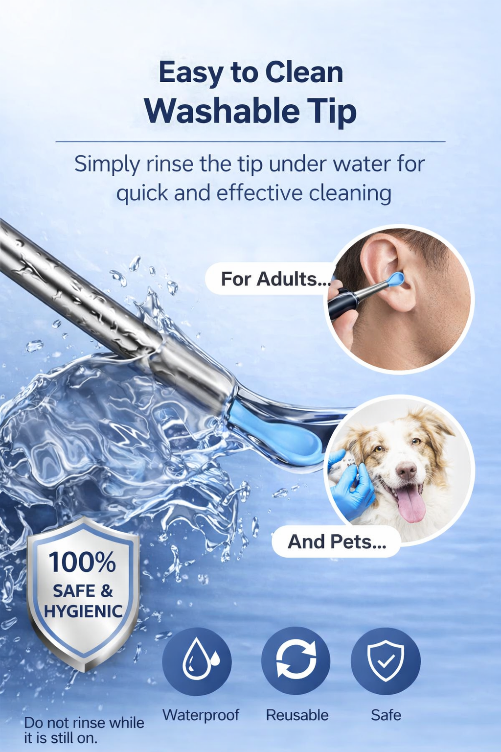 Ear Wax Removal with Camera, Ear Cleaner Kit with 1080P Otoscope with Light