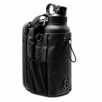 Premium - Magnetic Gym Bottle Holder Bag with Storage Pockets and Zippered Compartments